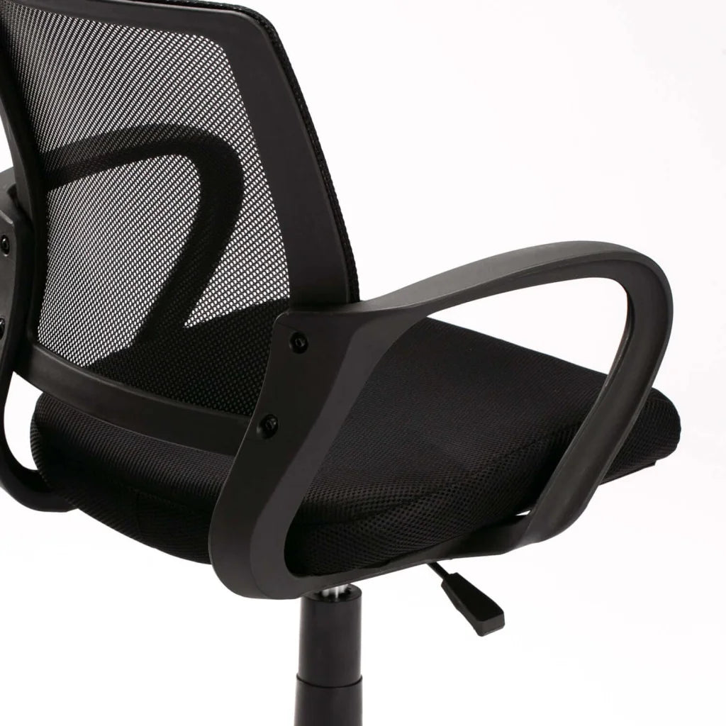 DELUXE OFFICE CHAIR OF528 - BLACK