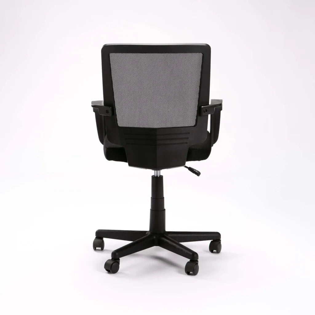 DELUXE OFFICE CHAIR W-126A - BLACK