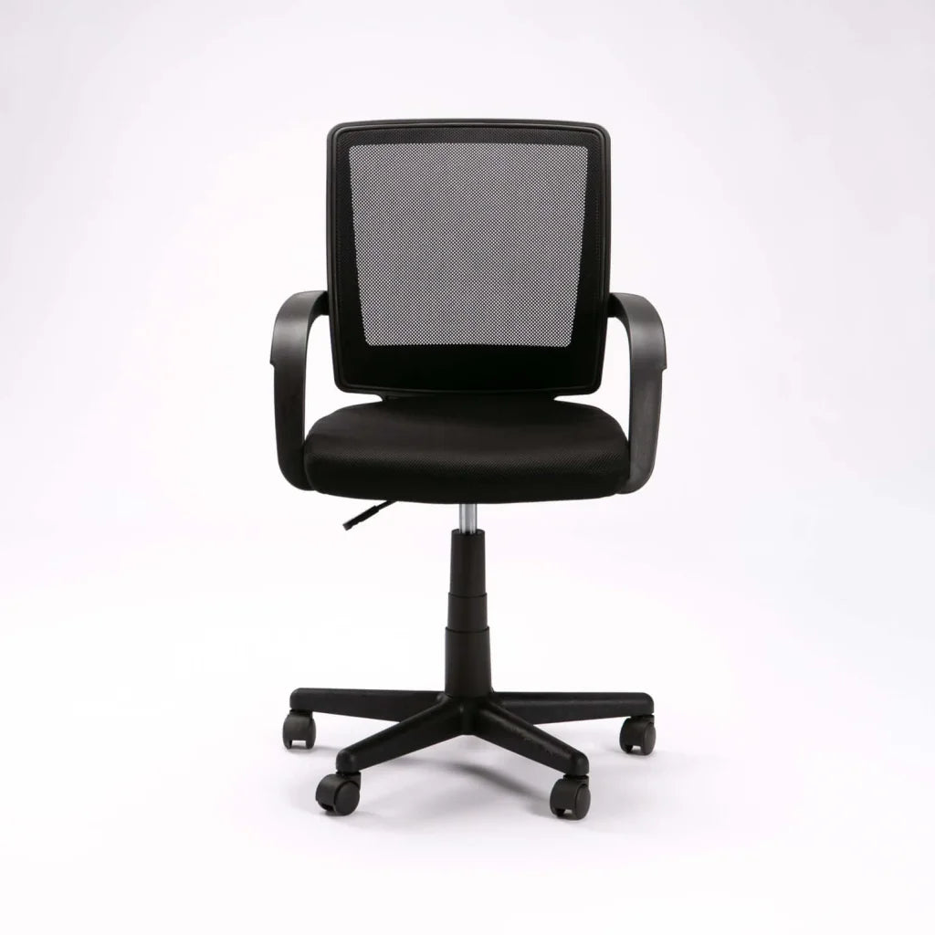 DELUXE OFFICE CHAIR W-126A - BLACK