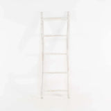 DISPLAY LADDER 150cm SOLID WOOD - WHITEWASH