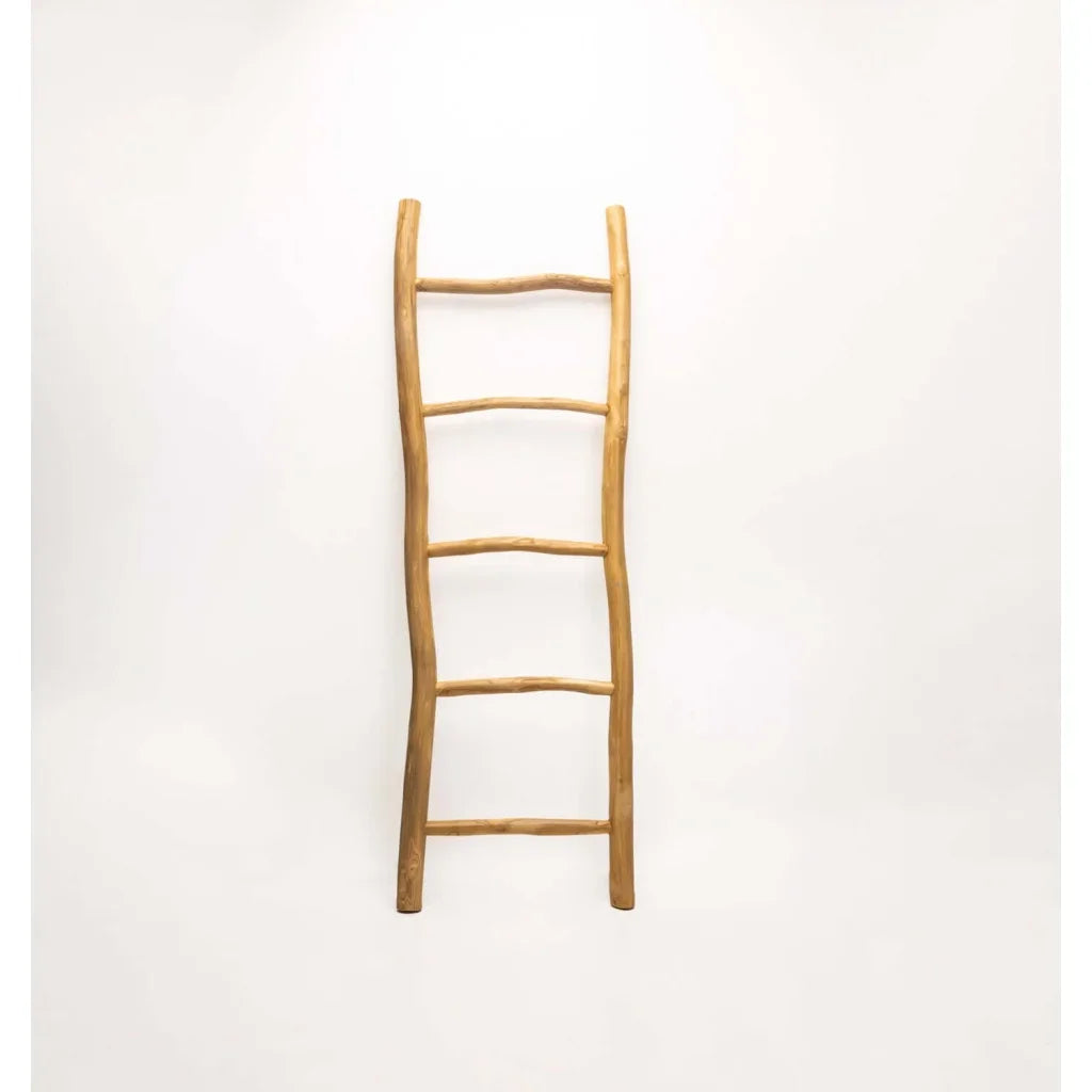 DISPLAY LADDER 150cm SOLID WOOD - NATURAL