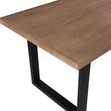 DIYA 180x90cm SOLID WOOD DT - LIGHT OAK