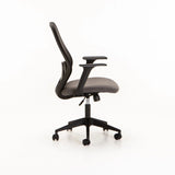 ERGONOMIC MIDBACK OFFICE CHAIR 349M - BLACK