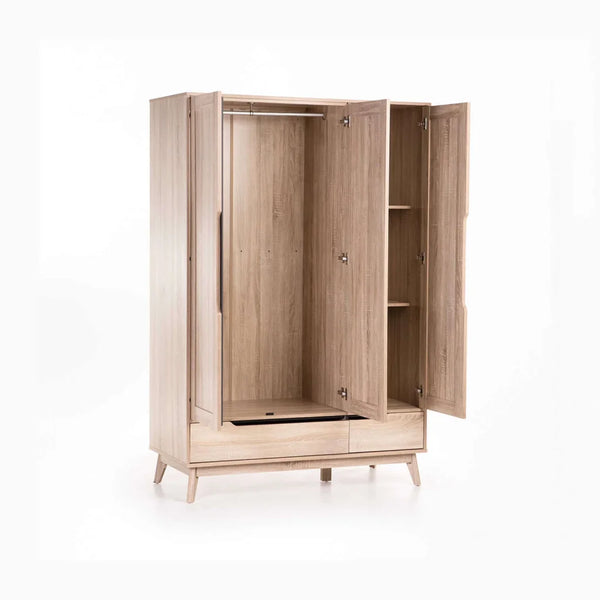 Decofurn | Fin Deluxe 3 Door 2 Drawer Robe | R4899 Save 10