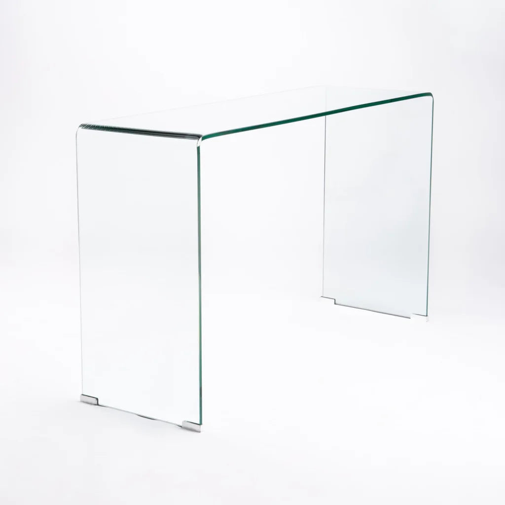 FLUTE 125x40cm 12MM TEMPERED GLASS CONSOLE