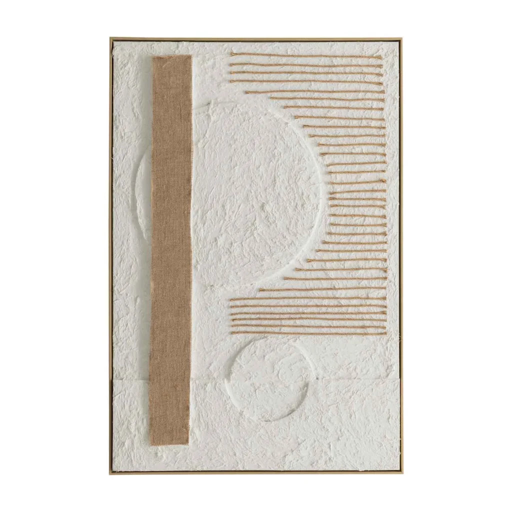 FRAMED ART 12 - LINEO 120x80cm WOOD GRAIN FRAME