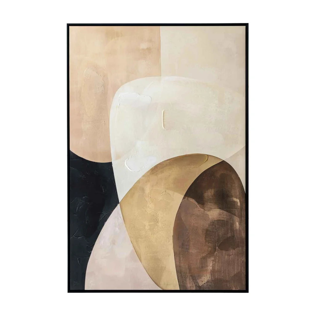 FRAMED ART 2 - SANDRIFT 120x80cm BLACK FRAME