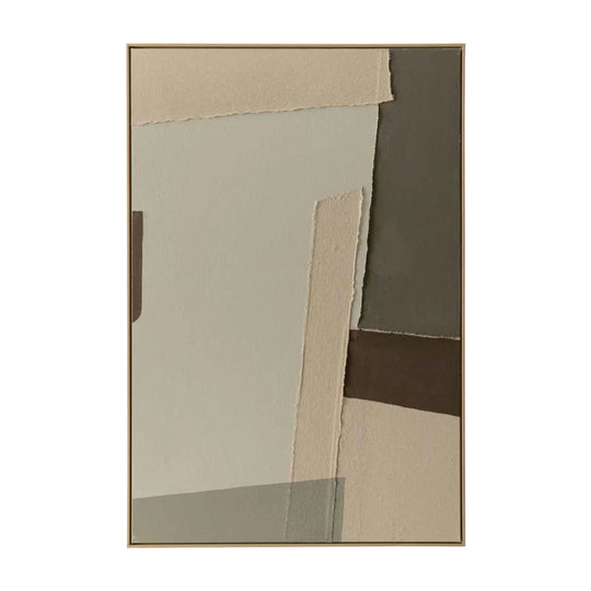 FRAMED ART 5 TEXTONE 120x80cm WOOD GRAIN FRAME