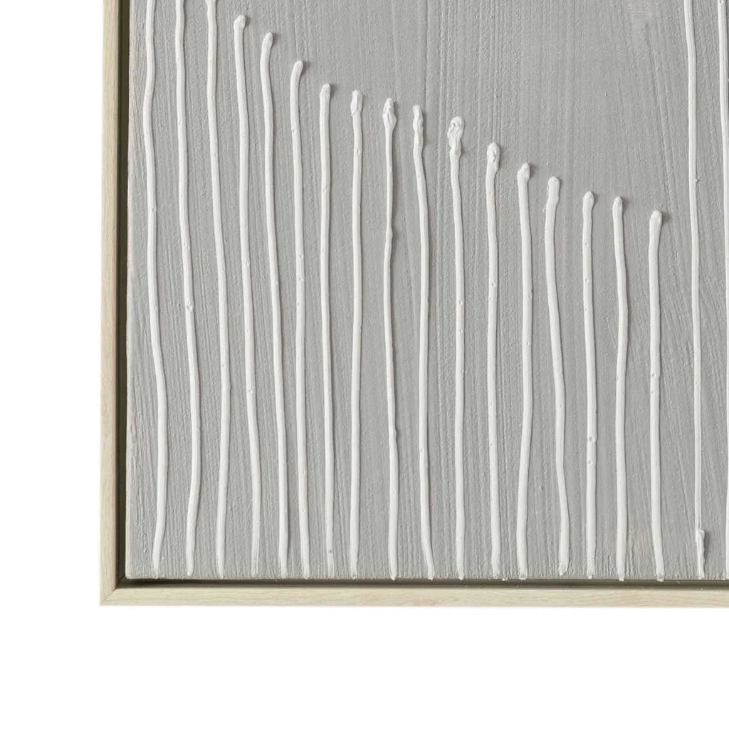FRAMED ART 6 - EARTHY 120x80cm LIGHT WOOD GRAIN FRAME