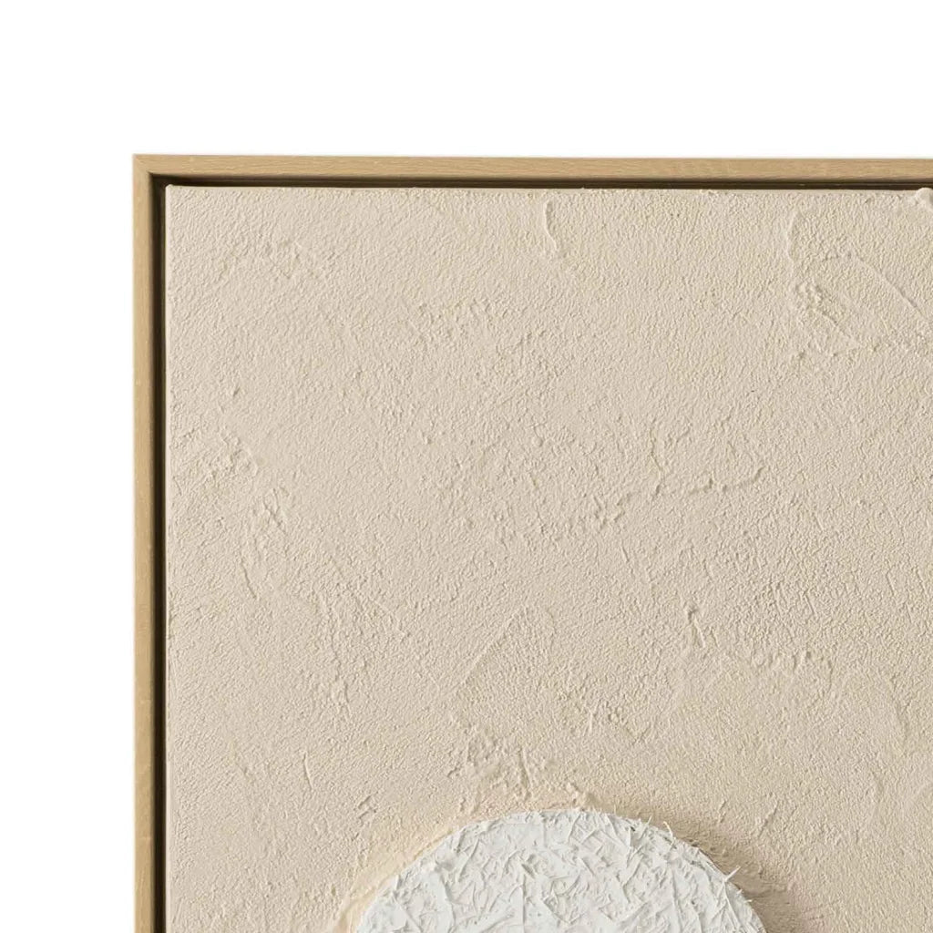 FRAMED ART 9 - LUNA 120x80cm WOOD GRAIN FRAME