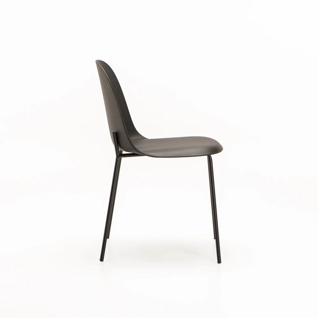 GABE DINING CHAIR - BLACK