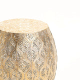 GAIA SET OF 2 TABLES - WHITE & GOLD