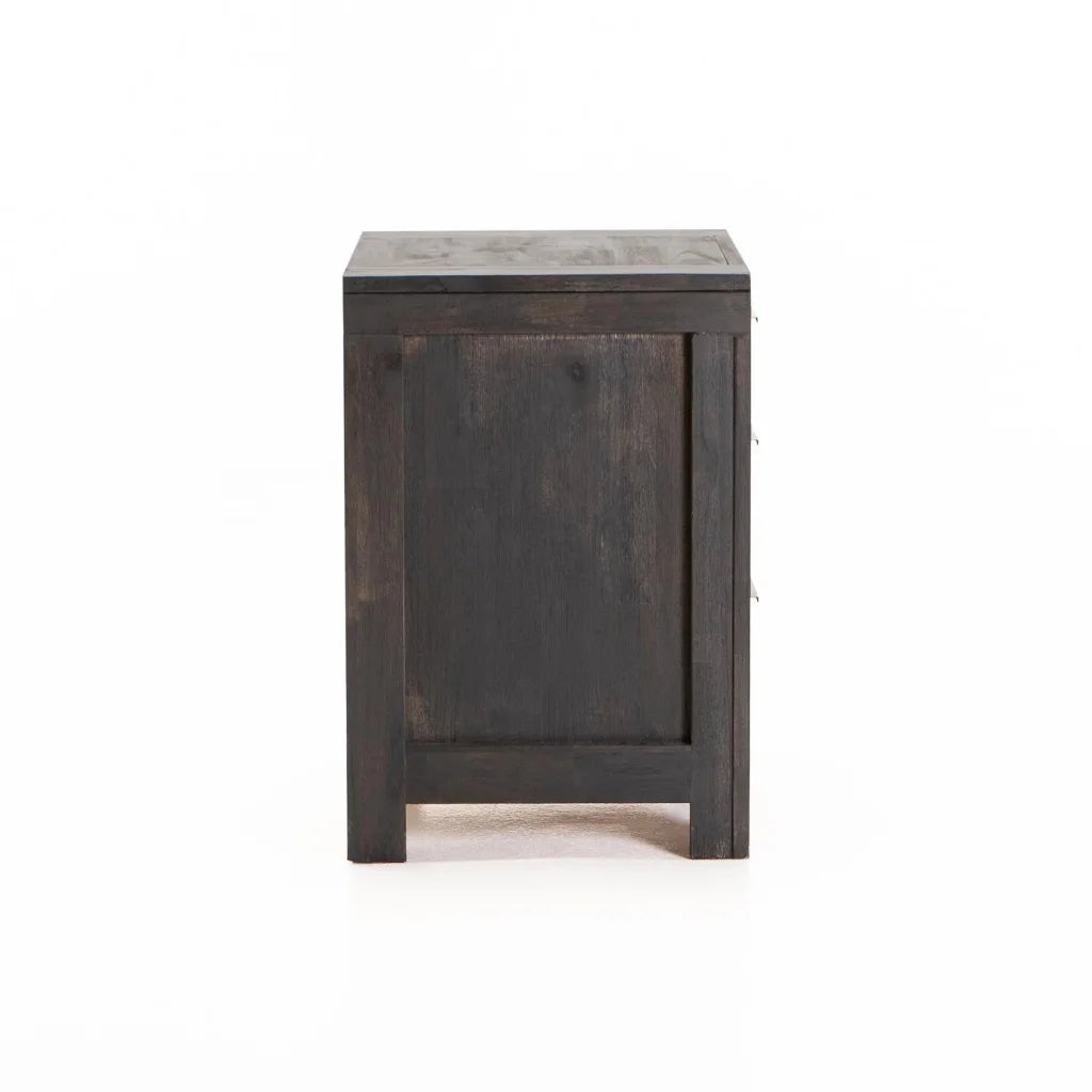 GLACIER 3 DRAWER PEDESTAL - RUSTIC GREY