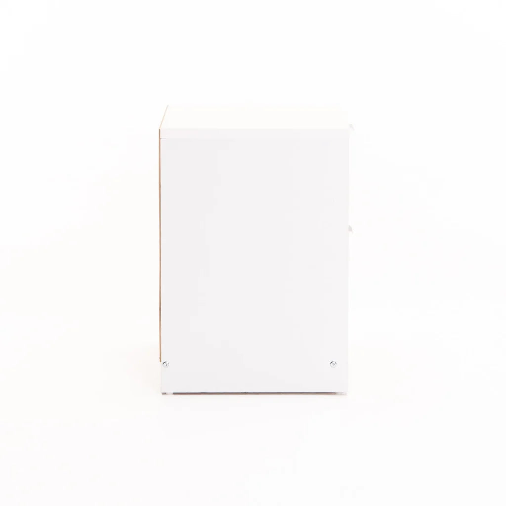 KAPPA 2 DRAWER PEDESTAL - WHITE/LIGHT OAK