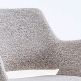 KIARA WOODEN DINING CHAIR - SPECKLED OATMEAL