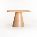 KIRBY 120cm ROUND DINING TABLE - OAK