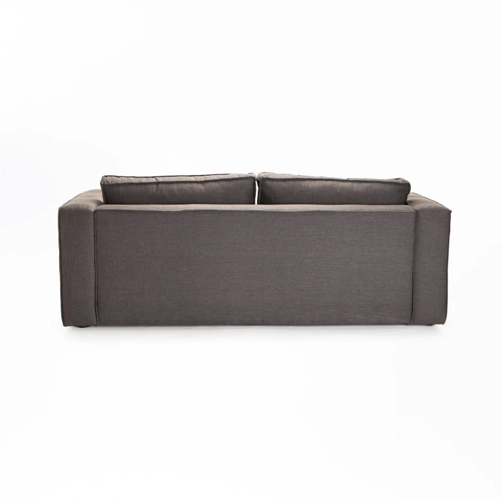 KYLO FABRIC 3 SEATER - DARK GREY