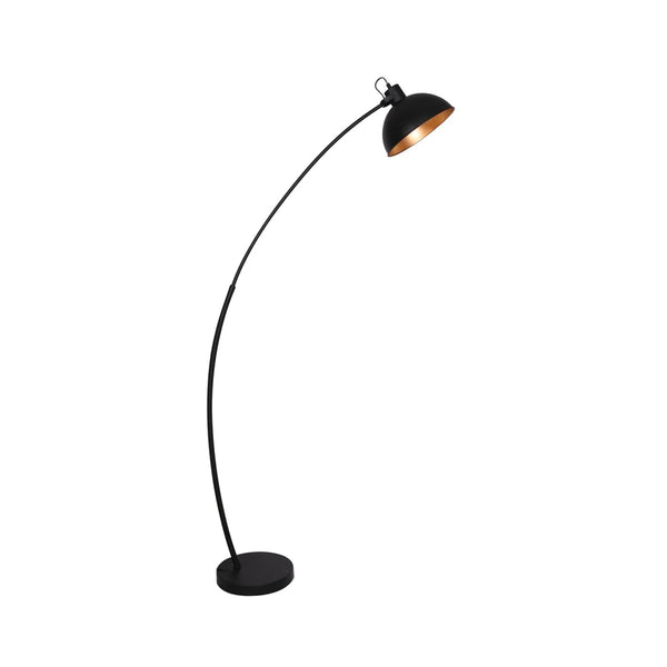 Decofurn Lamp Floorblack Metal Arc 173cm h R869 Decofurn Furniture