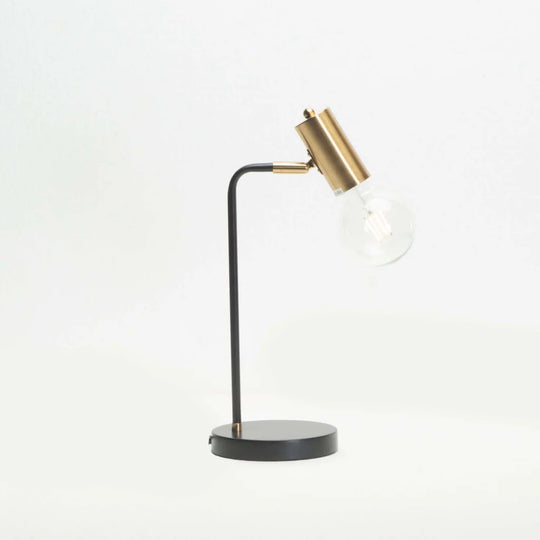 TABLE LAMP EDISON BLACK VINTAGE