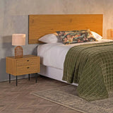 LAMP TABLE-RATTAN CAGE-CREAM FABRIC SHADE