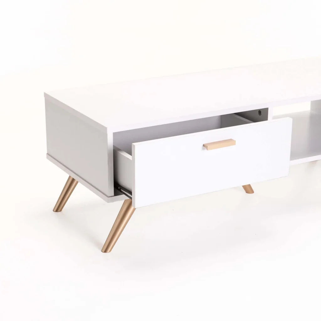 LENA 100x40cm COFFEE TABLE - WHITE