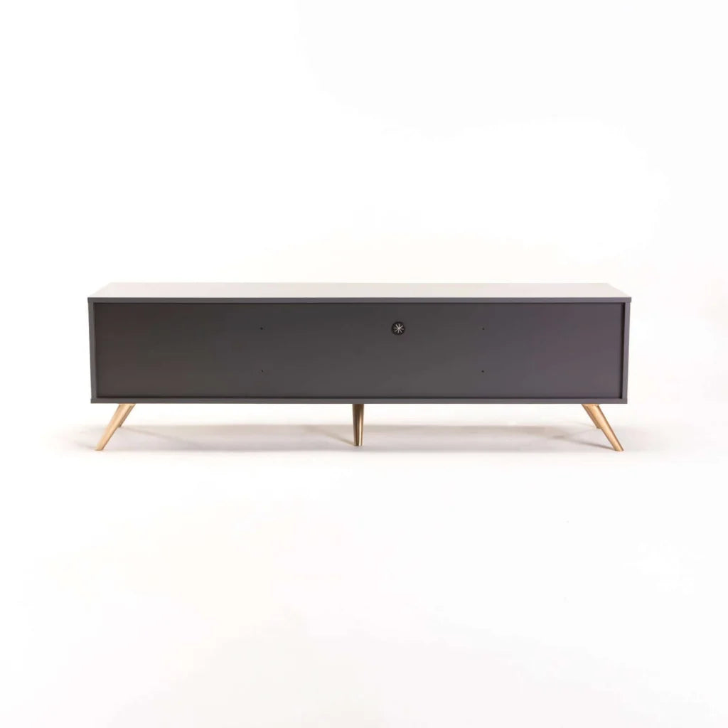 LENA 160cm 2 DOOR TV UNIT - GREY