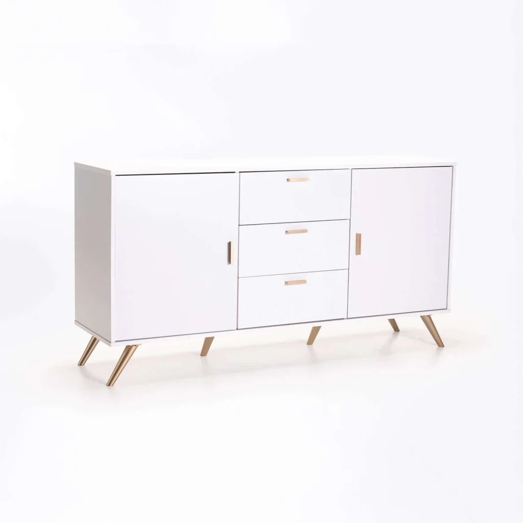 LENA 2 DOOR 3 DRAWER SIDEBOARD - WHITE