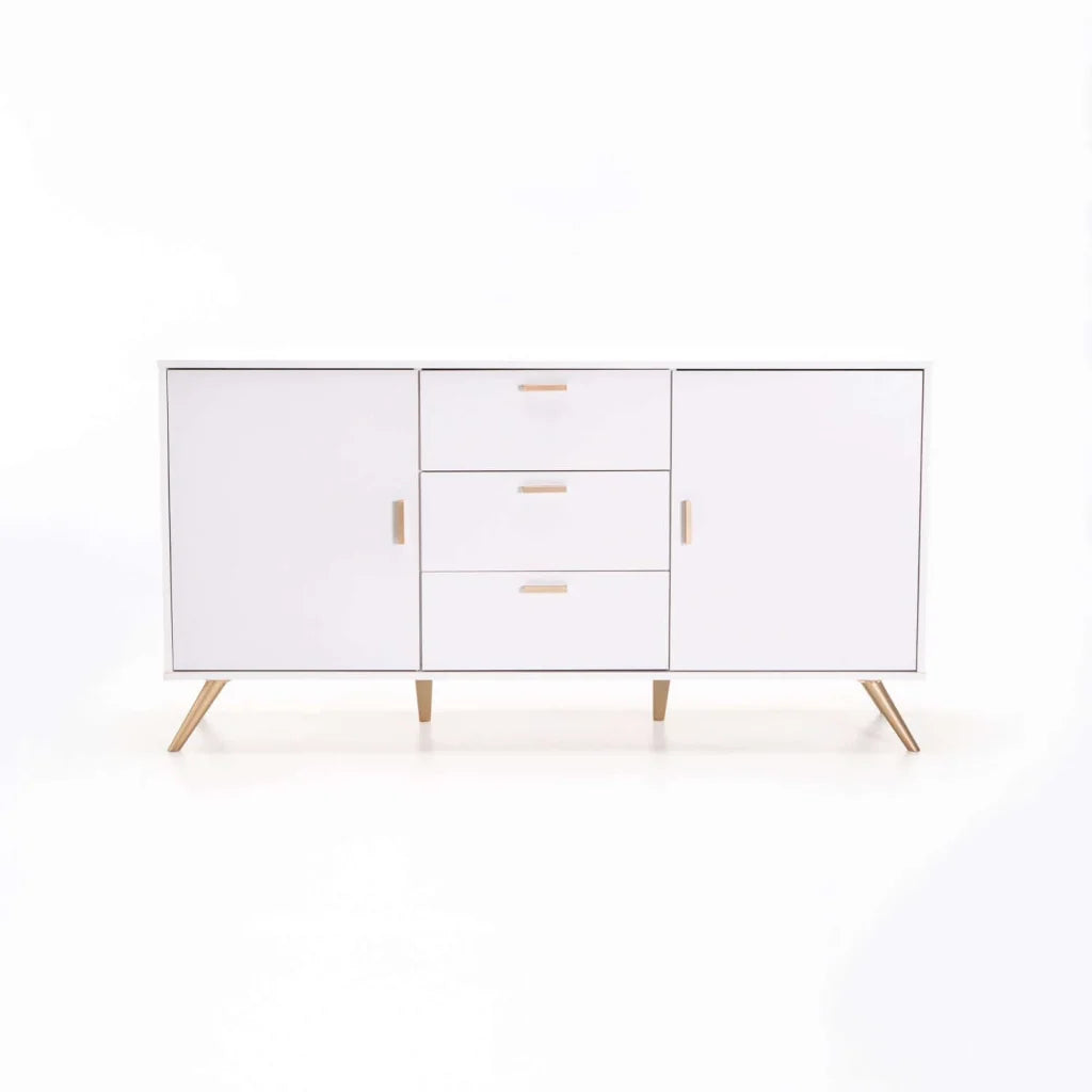 LENA 2 DOOR 3 DRAWER SIDEBOARD - WHITE