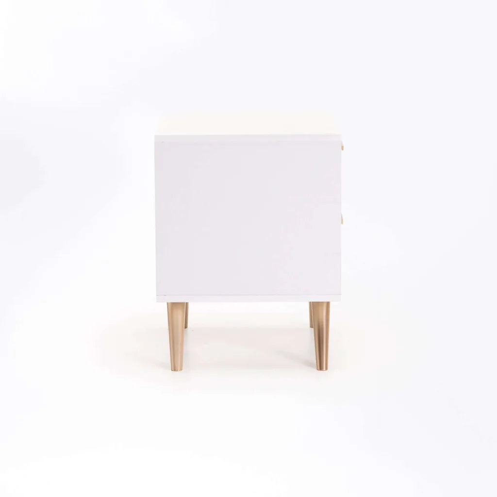 LENA 2 DRAWER PEDESTAL - WHITE