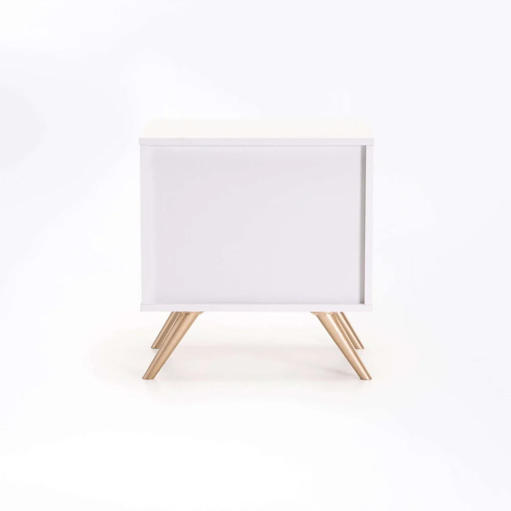 LENA 2 DRAWER PEDESTAL - WHITE