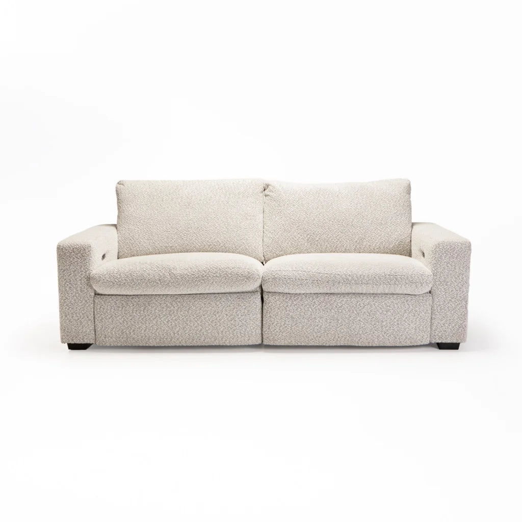 LEO FABRIC ELECTRIC POWER 3 SEATER RECLINER