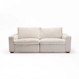 LEO FABRIC ELECTRIC POWER 3 SEATER RECLINER