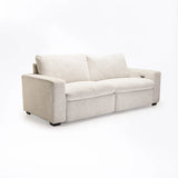 LEO FABRIC ELECTRIC POWER 3 SEATER RECLINER