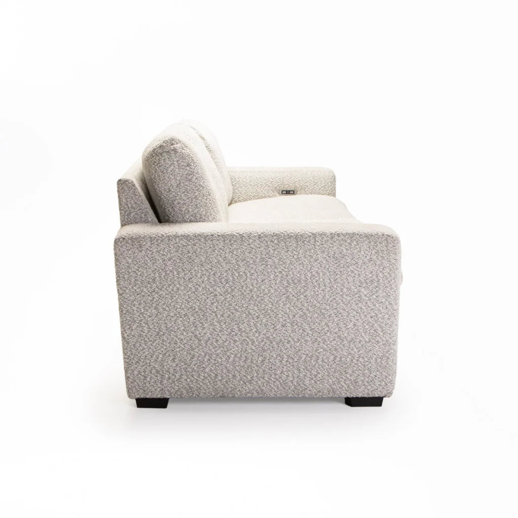 LEO FABRIC ELECTRIC POWER 3 SEATER RECLINER