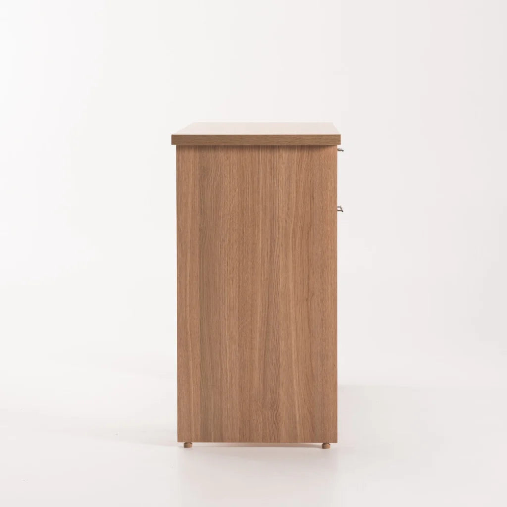 LOGO 90cm SIDE DESK - OAK