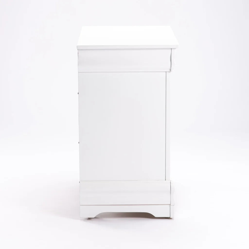 LOUISE 2 DRAWER PEDESTAL - WHITE