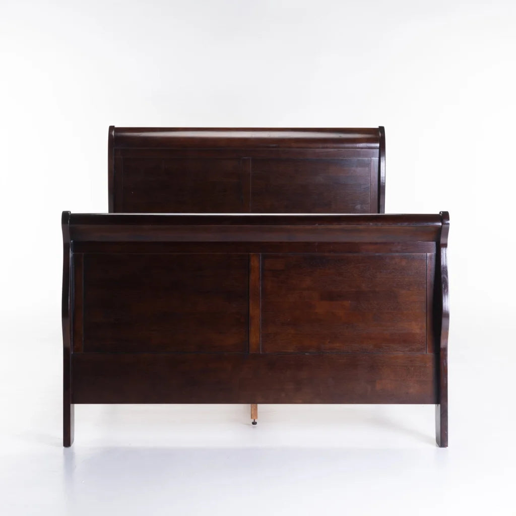 LOUISE QUEEN BED STD LENGTH - DARK