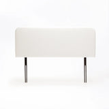 LUCY BOUCLE FABRIC SINGLE HEADBOARD - CREAM