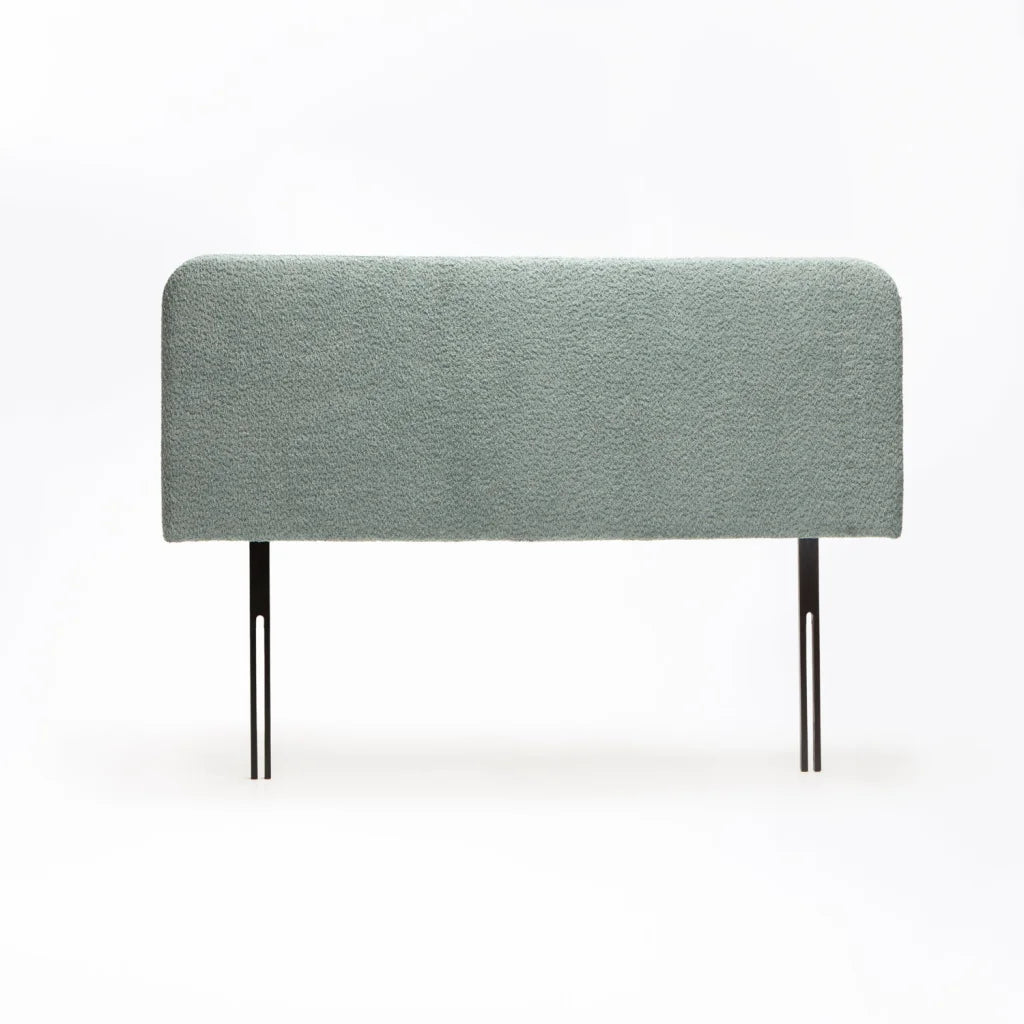 LUCY BOUCLE FABRIC SINGLE HEADBOARD - MINT