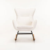 LULU FLEECE ROCKING CHAIR - CREAM