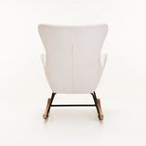 LULU FLEECE ROCKING CHAIR - CREAM