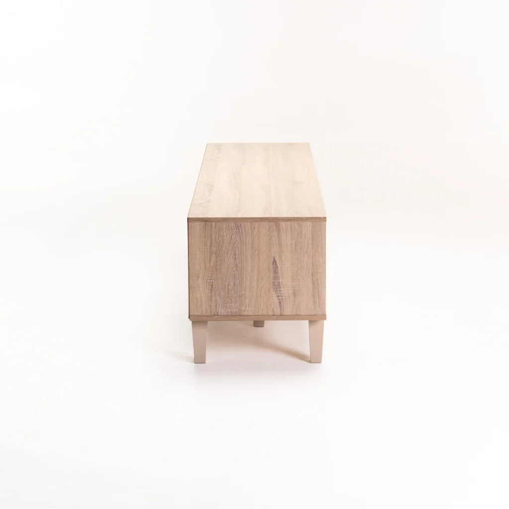 LYLA 160cm 2 DOOR TV UNIT - LIGHT OAK