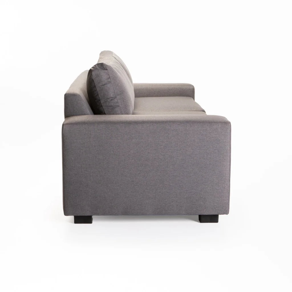 MAXIMO FABRIC 3 SEATER - DARK GREY