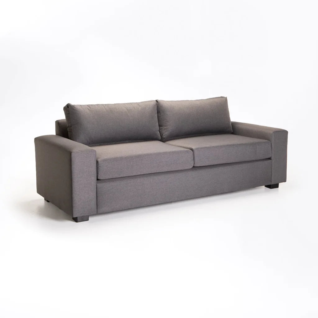 MAXIMO FABRIC 3 SEATER - DARK GREY
