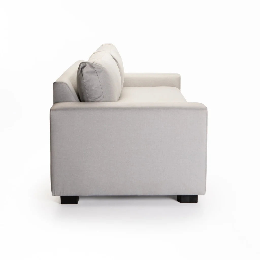 MAXIMO FABRIC 3 SEATER - PLATINUM