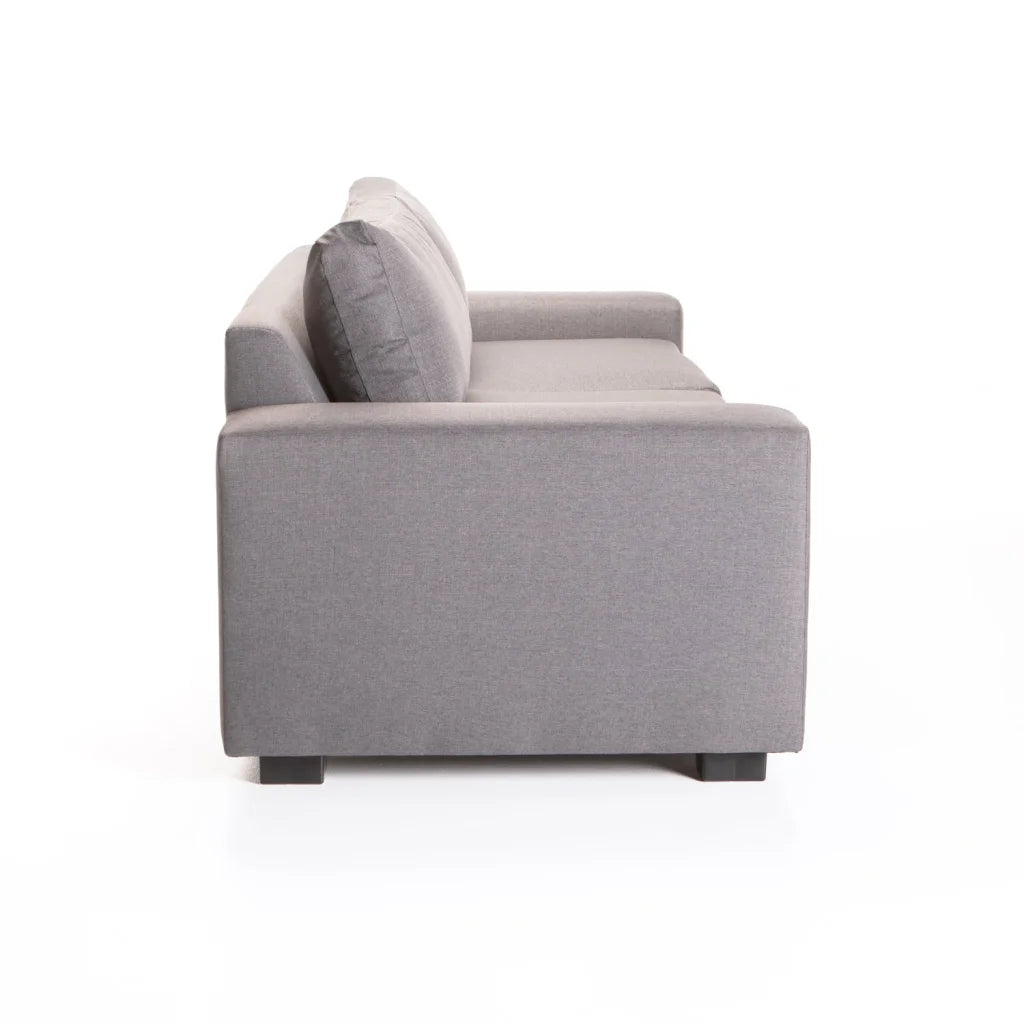 MAXIMO FABRIC 3 SEATER - LIGHT GREY