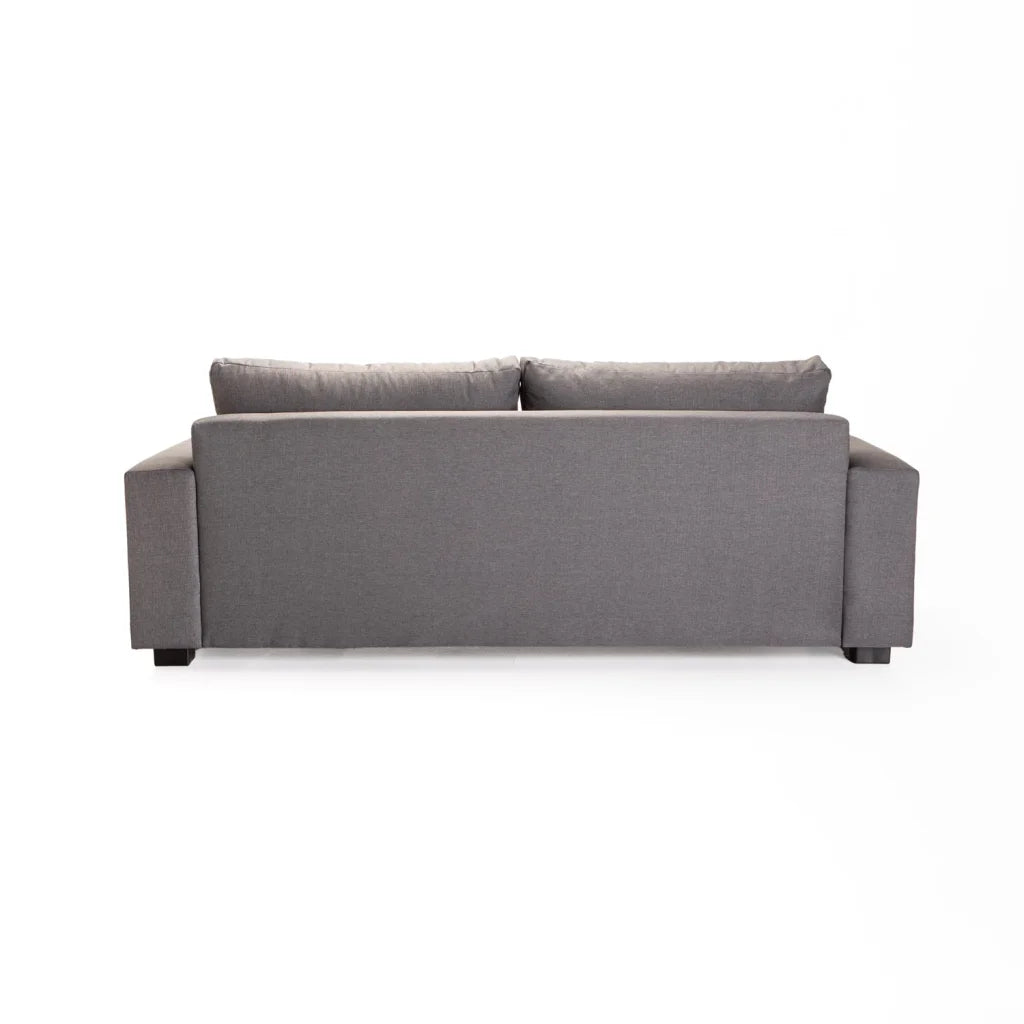 MAXIMO FABRIC 3 SEATER - DARK GREY