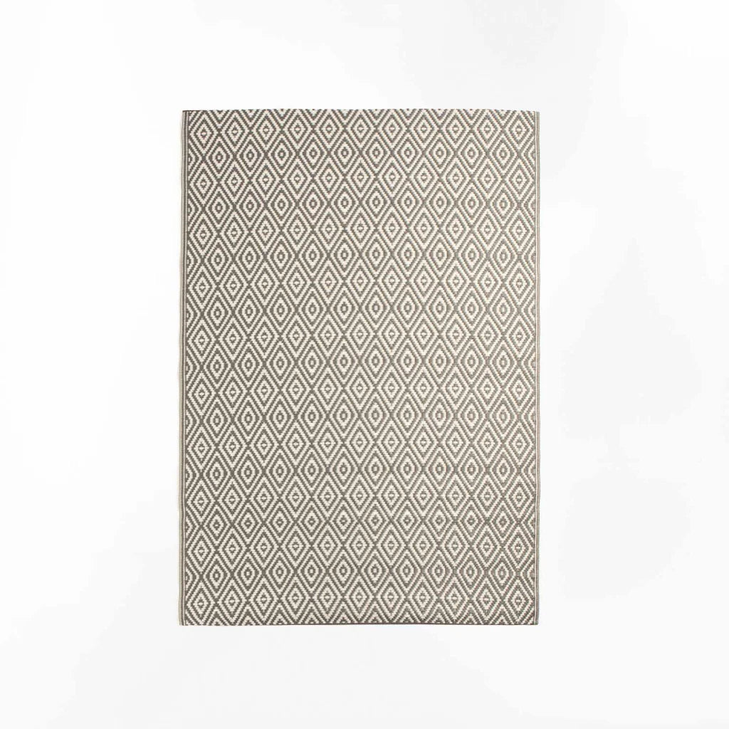 MENO M2 INDOOR/OUTDOOR RUG 120x180cm-GREY/WHITE