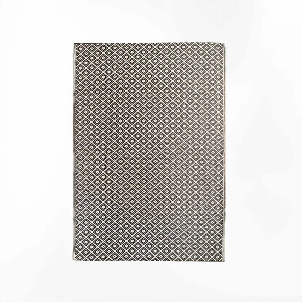 MENO M3 INDOOR/OUTDOOR RUG 150x230cm-BLACK/WHITE
