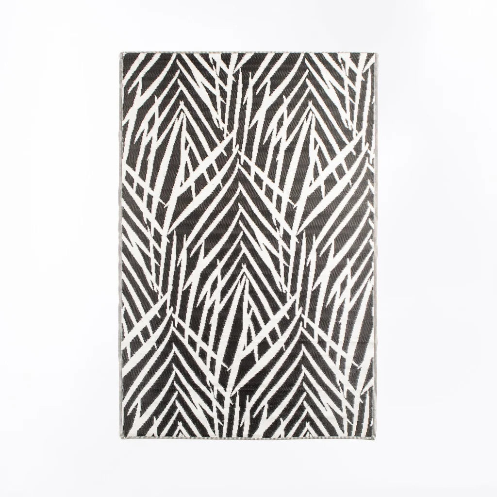 MENO M6 INDOOR/OUTDOOR RUG 120x180cm-BLACK/WHITE